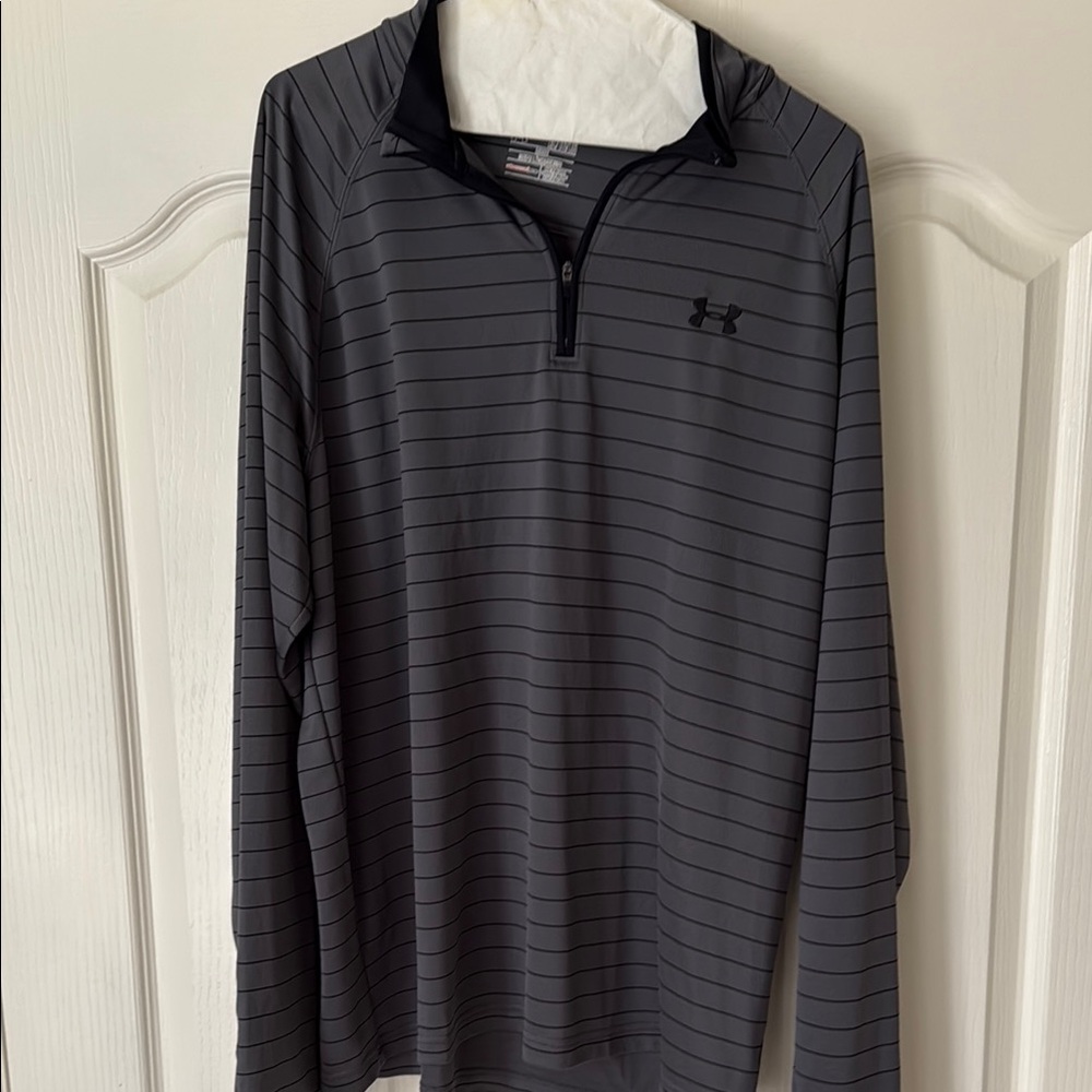 Under Armour Black Striped Hoodie